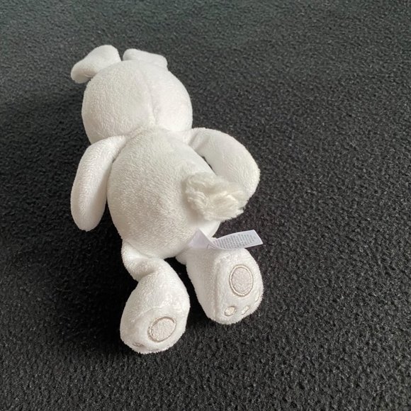 Just One Year By Carters small white bunny plush gray eyes crib baby toy stuffed - Picture 5 of 9